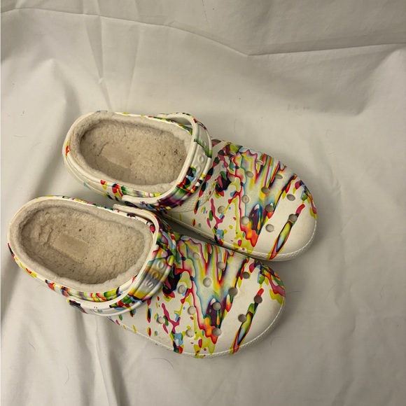 Colorful Fuzzy Crocs - Picture 2 of 4